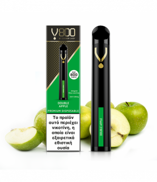 Dinner Lady V800 Disposable Double Apple 20mg