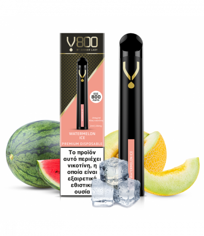 Dinner Lady V800 Disposable Watermelon Ice 20mg