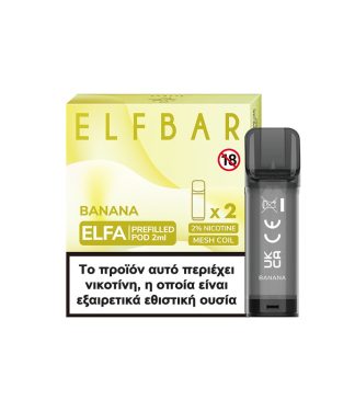 Elf Bar Elfa Banana Salt 20mg (Pack of 2)