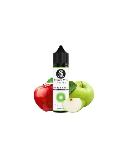 Steam City Double Apple (πράσινο και κόκκινο μήλο) 60ml
